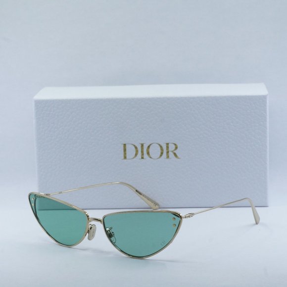 Dior MISSDIOR B1U B0O0 Cat Eye Sunglasses - Gold/Green - Picture 2 of 11